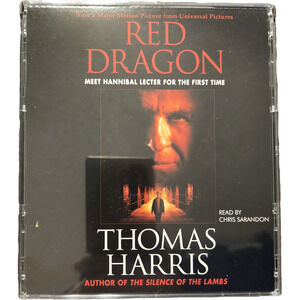 Red Dragon Thomas Harris Hannibal Lecter Audiobook CD Chris Sarandon Horror